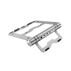 Vyvylabs Wisdom Series VHW06-GY Laptop Stand 6-in-1 Multifunctional HUB Docking Station Vyvylabs Wisdom Series VHW06-GY Laptop Stand 6-in-1 Multifunctional HUB Docking Station