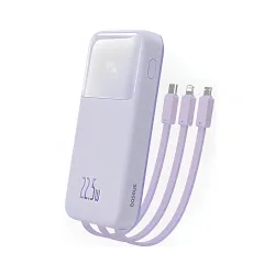 Baseus PPMD2-10 22.5W 10000mAh Power Bank With Built-in Cable Baseus PPMD2-10 22.5W 10000mAh Power Bank With Built-in Cable