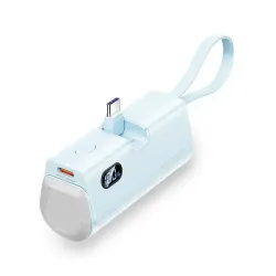Vention FHQL0 4800mAh 22.5W Power Bank With Built-in Type-C and IP Cable Vention FHQL0 4800mAh 22.5W Power Bank With Built-in Type-C and IP Cable