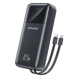 Awei P107K 20000mah 22.5W Fast Charging Digital Display Power Bank Awei P107K 20000mah 22.5W Fast Charging Digital Display Power Bank