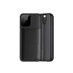 Recci RPB-P68 20000mAh 22.5W Fast Charging Power Bank With Built in Lightning & Type C Cable Recci RPB-P68 20000mAh 22.5W Fast Charging Power Bank With Built in Lightning & Type C Cable