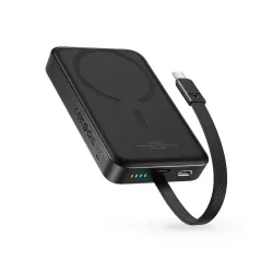 Baseus PPCXM10T 10000mAh 30W Wireless Power Bank With Built-in Cable Baseus PPCXM10T 10000mAh 30W Wireless Power Bank With Built-in Cable