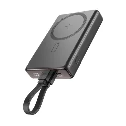 Joyroom JR-PBM01 20W 10000mAh Power Bank with Built-in Cable Joyroom JR-PBM01 20W 10000mAh Power Bank with Built-in Cable