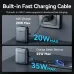 Vention FHEN0 10000mAh 35W Power Bank With Built-in Type C Cables Vention FHEN0 10000mAh 35W Power Bank With Built-in Type C Cables