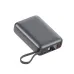 QCY PB20A 20000mAh 45W PD Fast Charging Mini Power Bank with Built-in Type C Cable