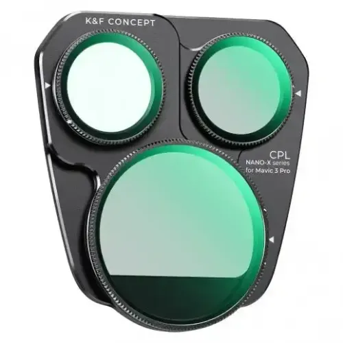 K&F Concept DJI Mavic 3 PRO Drone (CPL+ND8+ND16) Filter Set K&F Concept DJI Mavic 3 PRO Drone (CPL+ND8+ND16) Filter Set