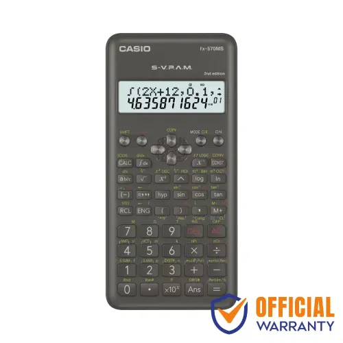 Casio FX-570MS-2 2nd Edition Non Programmable Scientific Calculator Casio FX-570MS-2 2nd Edition Non Programmable Scientific Calculator