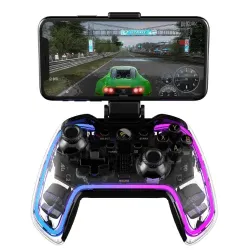 Havit G158BT Pro Transparent RGB Bluetooth Vibration Gamepad Havit G158BT Pro Transparent RGB Bluetooth Vibration Gamepad