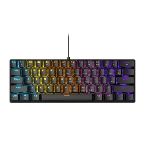 Zifriend BD61 Rainbow Backlit Hot Swappable Mechanical Keyboard