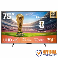 Hisense 75A6Q 75″ 4K UHD VIDAA Smart TV