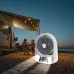 Rechargeable Solar Fan With 2 Light & 2W Solar Panel (EP-608)