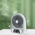 Rechargeable Solar Fan With 2 Light & 2W Solar Panel (EP-608)
