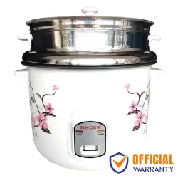 Singer B888CHAMP 2.8 L Rice Cooker White With Steamer Singer B888CHAMP 2.8 L Rice Cooker White With Steamer