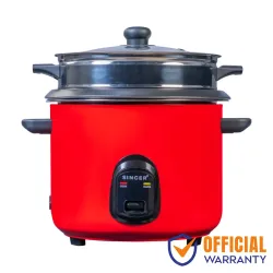 Singer 28STEAMCHEF-MSGL-TMR 2.8 L Rice Cooker with Steamer Singer 28STEAMCHEF-MSGL-TMR 2.8 L Rice Cooker with Steamer