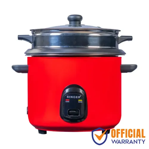 Singer 28STEAMCHEF-MSGL-TMR 2.8 L Rice Cooker with Steamer