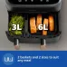 Philips NA352/00 9 Liter Dual Basket Air Fryer Philips NA352/00 9 Liter Dual Basket Air Fryer