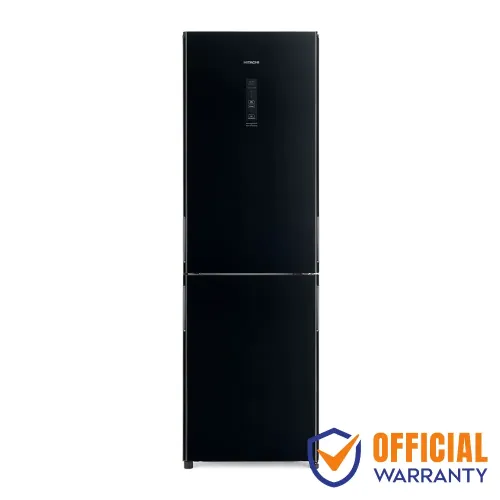 Hitachi R-BG410P6PBX (GBK) 366L Bottom Mount Inverter Refrigerator