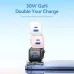 Vention FEQW0-EU 2-port 30W GaN Fast Charger Adapter