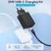 Vention FAHWF-EU 25W Type-C Wall Charger with Type-C Cable Vention FAHWF-EU 25W Type-C Wall Charger with Type-C Cable