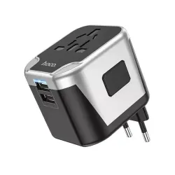 Hoco AC5 Dual USB Universal Travel Adapter Hoco AC5 Dual USB Universal Travel Adapter
