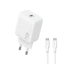 Oraimo PowerGaN 451 45w GaN Charger Adapter with Type-C Cable Oraimo PowerGaN 451 45w GaN Charger Adapter with Type-C Cable