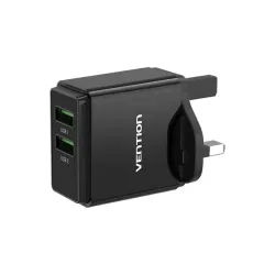 VENTION FBAB0-UK 18W Dual Port USB Wall Charger VENTION FBAB0-UK 18W Dual Port USB Wall Charger