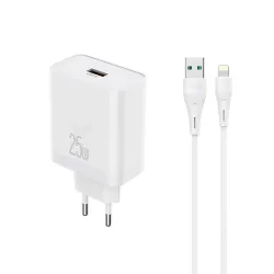 Yison Celebrat C-H8-EU 25W Charger Adapter with Lightning Cable Yison Celebrat C-H8-EU 25W Charger Adapter with Lightning Cable