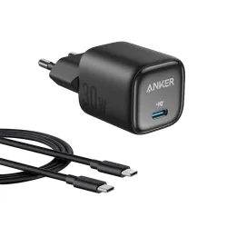 Anker Zolo 30W IQ & PD 3.0 Type-C Charger Adapter with Type-C Cable