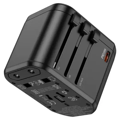 Hoco AC15 Walker 3-Port PD20W Universal Conversion Charger Hoco AC15 Walker 3-Port PD20W Universal Conversion Charger