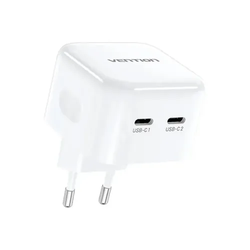 Vention FBPW0-EU GaN 35W Dual Port USB Type-C Charger Vention FBPW0-EU GaN 35W Dual Port USB Type-C Charger