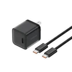 Baseus GaN5S Fast Charger 30W Adapter with Type C Cable Baseus GaN5S Fast Charger 30W Adapter with Type C Cable