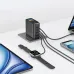 WiWU VOYAGER Wi-G028 140W PD GaN 4-in-1 Charger Adapter With Display