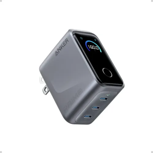 Anker Prime 160W 3 Port Type-C GaN Charger Adapter Anker Prime 160W 3 Port Type-C GaN Charger Adapter