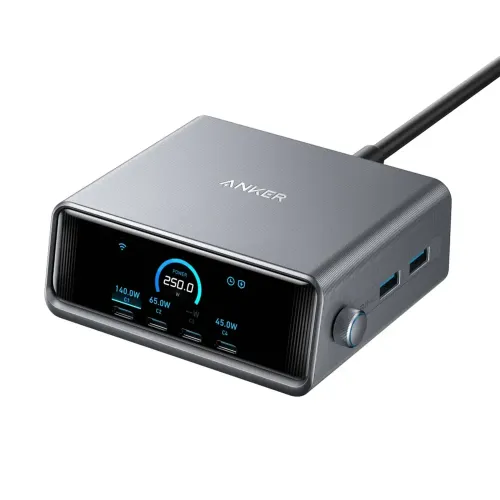 Anker Prime 250W 6 Port Type-C GaN Charger Adapter