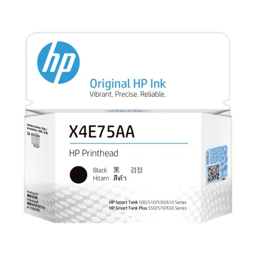 HP Printhead for Smart Tank 500/515/520/580/670/750 Black # X4E75AA