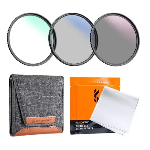 K&F Concept 77mm K-Series Blue-Coated Lens with Cleaning Cloth & Filter Bag K&F Concept 77mm K-Series Blue-Coated Lens with Cleaning Cloth & Filter Bag