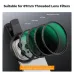 K&F Concept KF01.2900V2 67mm Clip-on CPL&Black Mist 1/4 Phone Camera Lens Filter K&F Concept KF01.2900V2 67mm Clip-on CPL&Black Mist 1/4 Phone Camera Lens Filter