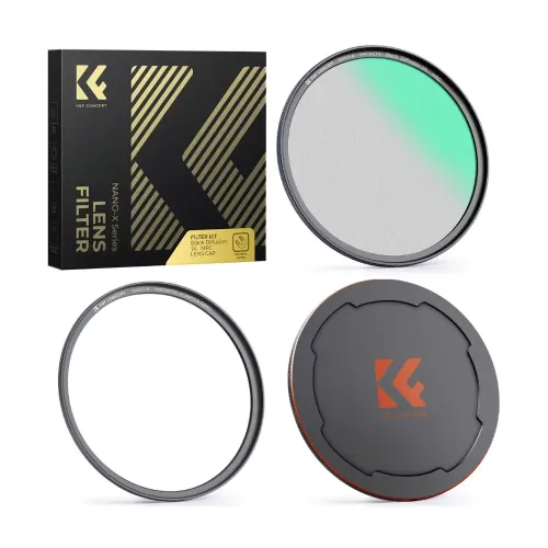 K&F Concept 67mm NANO-X Series MRC 1/4 Black Diffusion/Black Mist Magnetic Lens Filter Kit K&F Concept 67mm NANO-X Series MRC 1/4 Black Diffusion/Black Mist Magnetic Lens Filter Kit