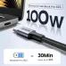 UGREEN L502 2M 100W Type-C PD Fast Charging Cable #65250 UGREEN L502 2M 100W Type-C PD Fast Charging Cable #65250