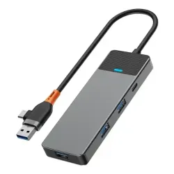 WiWU A431C Linker 4 in 1 USB Hub WiWU A431C Linker 4 in 1 USB Hub