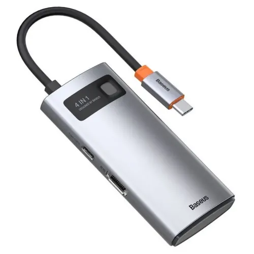 Baseus Metal Gleam Series 4-in-1 Multifunctional Type-C HUB Baseus Metal Gleam Series 4-in-1 Multifunctional Type-C HUB