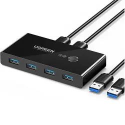 UGREEN US216 2 In 4 Out USB 3.0 Switch Box #30768 UGREEN US216 2 In 4 Out USB 3.0 Switch Box #30768
