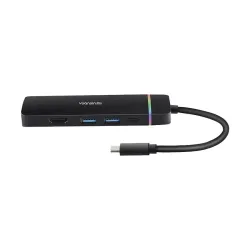 Yuanxin X-32035 Multiport 5 in 1 RGB Type C Hub Yuanxin X-32035 Multiport 5 in 1 RGB Type C Hub