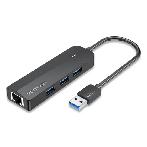 VENTION CHNBB 3-Port USB 3.0 Hub with Gigabit Ethernet Adapter VENTION CHNBB 3-Port USB 3.0 Hub with Gigabit Ethernet Adapter