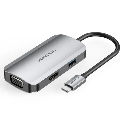 Vention TOAHB Multi-function USB-C 4-in-1 Docking Station Vention TOAHB Multi-function USB-C 4-in-1 Docking Station