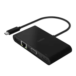 Belkin AVC004BTBK Multiport 5-in-1 100W Type-C Hub Belkin AVC004BTBK Multiport 5-in-1 100W Type-C Hub