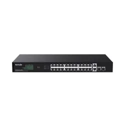 Tenda TEG1128P-24-410W 26 Port Gigabit PoE Switch With SFP Port