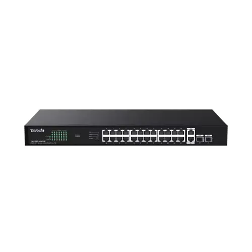 Tenda TEG1128P-24-410W 26 Port Gigabit PoE Switch With SFP Port