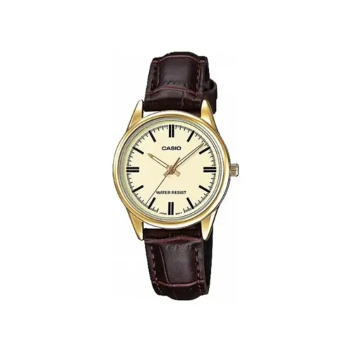 Casio LTP-V005GL-9AUDF Ladies Leather Belt Watch Casio LTP-V005GL-9AUDF Ladies Leather Belt Watch
