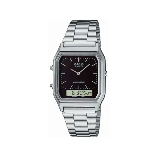 Casio AQ-230A-1DMQ Vintage Dual Time Chain Watch Casio AQ-230A-1DMQ Vintage Dual Time Chain Watch